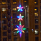 🎄❄️ Guirlande lumineuse LED DIY « Flocons de neige de Noël » à ventouses ✨ | Fonctionnant à piles, lumière chaude et multicolore, guirlande lumineuse à ventouses pour fenêtre, décoration de Noël pour la maison et les fêtes