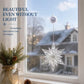 🎄❄️ Guirlande lumineuse LED DIY « Flocons de neige de Noël » à ventouses ✨ | Fonctionnant à piles, lumière chaude et multicolore, guirlande lumineuse à ventouses pour fenêtre, décoration de Noël pour la maison et les fêtes