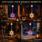 🎄❄️ Guirlande lumineuse LED DIY « Flocons de neige de Noël » à ventouses ✨ | Fonctionnant à piles, lumière chaude et multicolore, guirlande lumineuse à ventouses pour fenêtre, décoration de Noël pour la maison et les fêtes