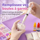 📢📢 -52% !! ⏰💞 Plus de 50 000 ventes ! 🧪 Kit de fabrication de balles anti-stress à presser DIY – mélangez de la pâte à modeler colorée et des éléments scintillants, un loisir anti-fuite et à remontée lente, sans dégât pour les enfants ! 🎨✅