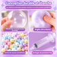 📢📢 -52% !! ⏰💞 Plus de 50 000 ventes ! 🧪 Kit de fabrication de balles anti-stress à presser DIY – mélangez de la pâte à modeler colorée et des éléments scintillants, un loisir anti-fuite et à remontée lente, sans dégât pour les enfants ! 🎨✅