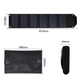 Panneau solaire portable pour les aventures en plein air