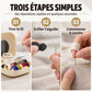 Kit de couture magnétique portable avec bobines de fil roulantes