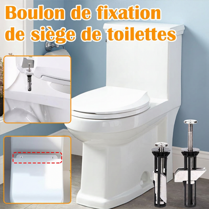 📢📢 -50% OFFERT POUR UNE DURÉE LIMITÉE⏰ Kit de boulons de fixation pour siège de toilettes renforcé