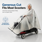 🌧️ Housse de pluie pour scooter de mobilité – Auvent imperméable en PVC couvrant intégralement le sol
