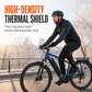 Housse de protection en néoprène pour batterie au lithium de vélo électrique : imperméable, anti-poussière et isolante contre le froid, à fixer sur le cadre du vélo électrique