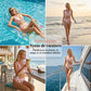 🌺👙 Ensemble bikini à taille haute à motifs floraux – Mise en valeur et effet amincissant, style vacances tout en douceur✨✅