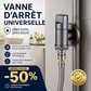 Robinet multifonctionnel universel en laiton avec vanne d'arrêt d'eau