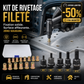 🔥Hot Sale 49% de réduction🔥Jeu d’écrous à sertir filetés avec tête plate