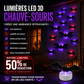 Lot d'autocollants décoratifs 3D « chauves-souris » pour Halloween