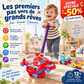 ✈️ Jouet d'avion à pousser à la main pour les bébés qui apprennent à marcher