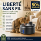 🐱 50% DE RÉDUCTION 💧 Fontaine à eau inox 2,2L – Alimentation USB & eau courante – Filtration, silencieuse – idéale pour chats et chiens – eau fraîche toute la journée 🐶✨🌿