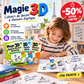 ✨Livre de coloriage 3D magique avec des modèles à reproduire !✨