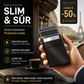 Porte-cartes RFID en alliage d'aluminium à ouverture automatique, anti-fraude et anti-démagnétisation